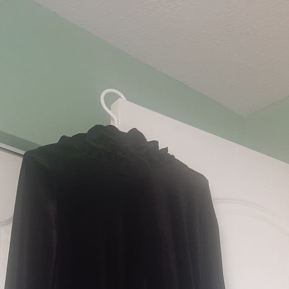 Velvet open front sweater - Picture 3 of 3